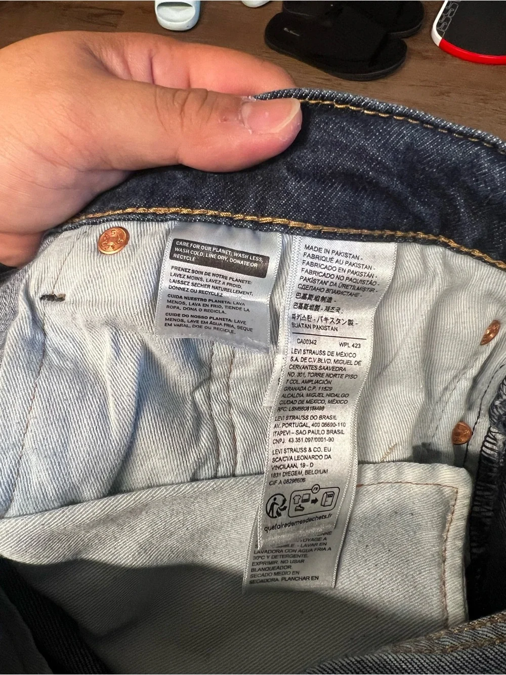 Levi’s Premium 514 Straight Fit Jeans Dark Wash W34 L34